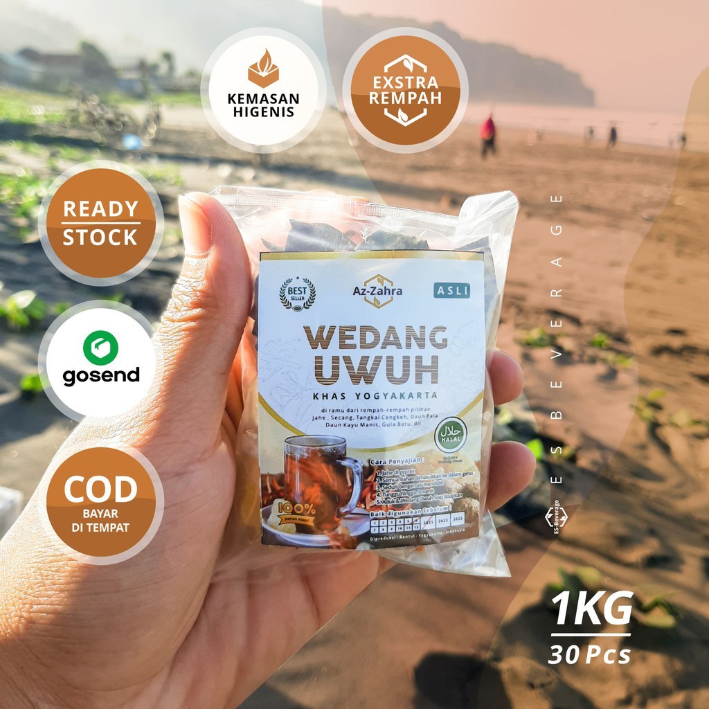 

PROMO [GROSIR ECERAN] Wedang Uwuh Komplit Gula Batu Jahe Segar / Basah Asli Khas Yogyakarta