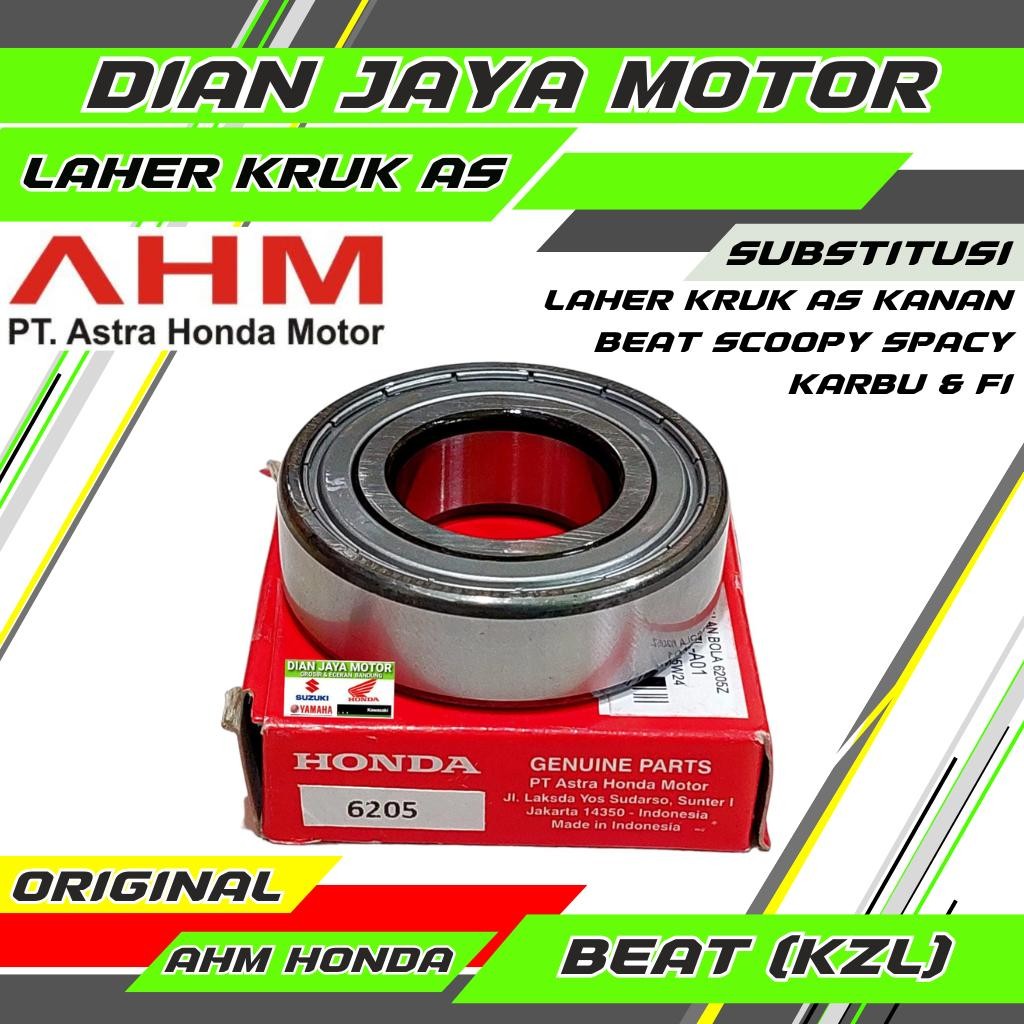 Bearing Laher Kruk As Kanan Beat KZL ORI AHM 6205 Laher Kruk As Kanan Beat Scoopy Spacy