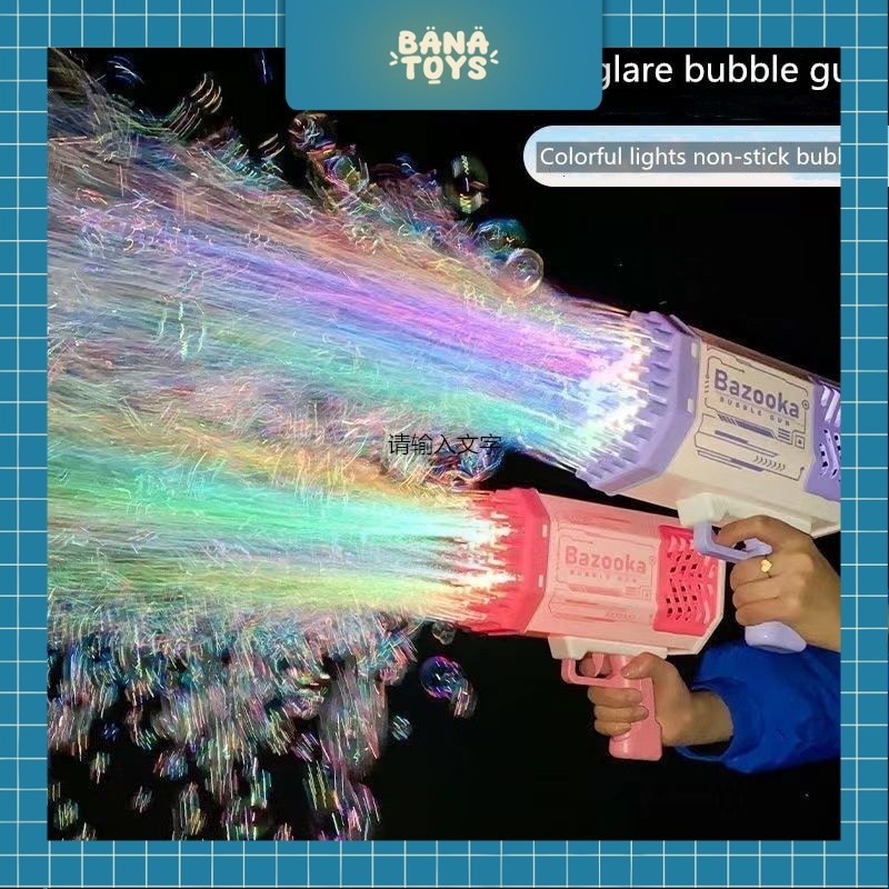 ( Bisa Cod ) Mainam Bubble Gun Bazooka Besar Jumbo 25 Lubang Mainan Tembak Gelembung Roket SS1526 Mu