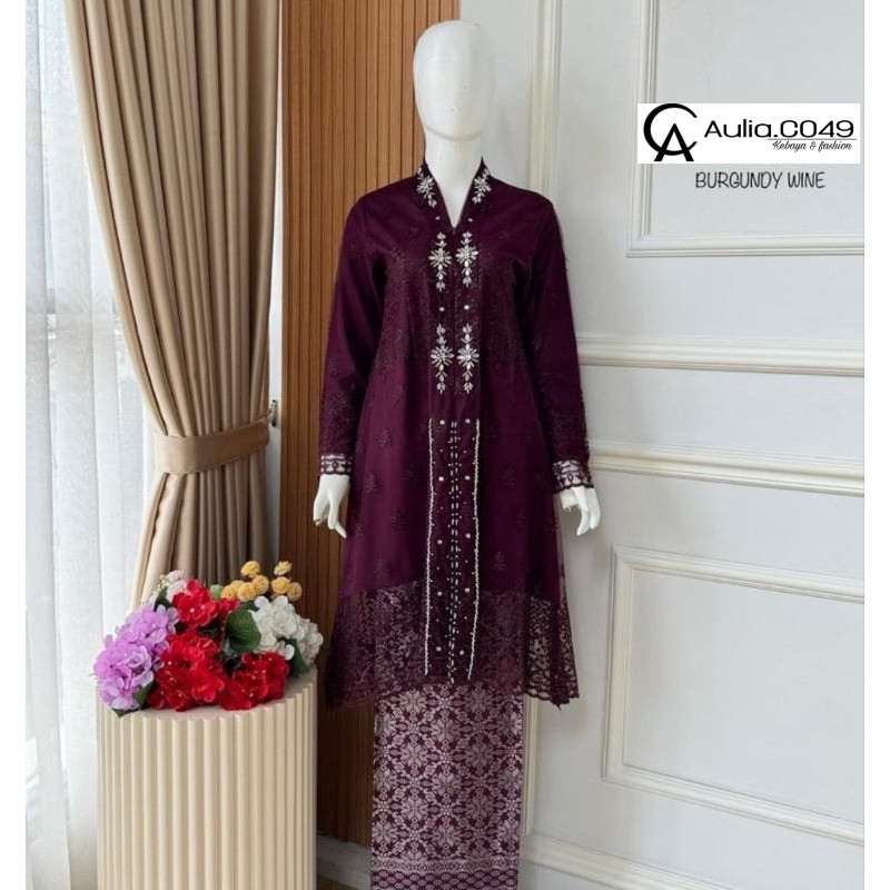 AC>> Tunik Airin Terbaru - Kebaya Modern Rok Songket - Baju Wisuda - Pakaian Melayu By aulia c049