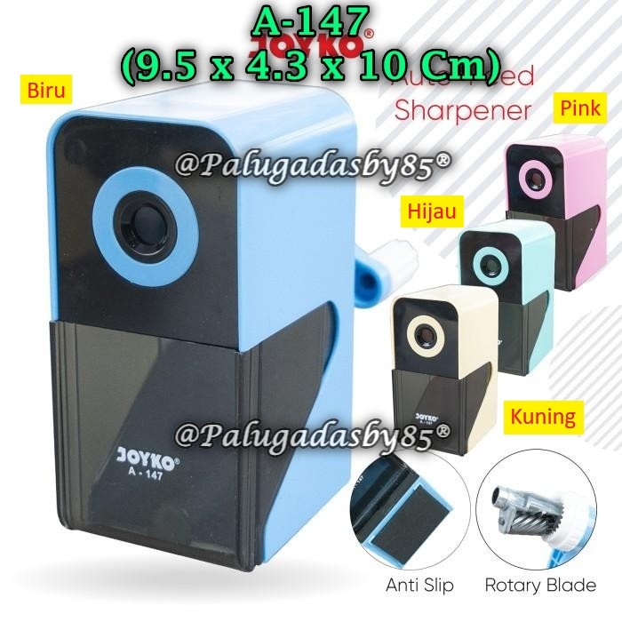 

(1 Biji) Rautan Meja Putar JOYKO A-147 / Sharpener / Rautan / Serutan Putar Joyko A-147 (1 Biji)