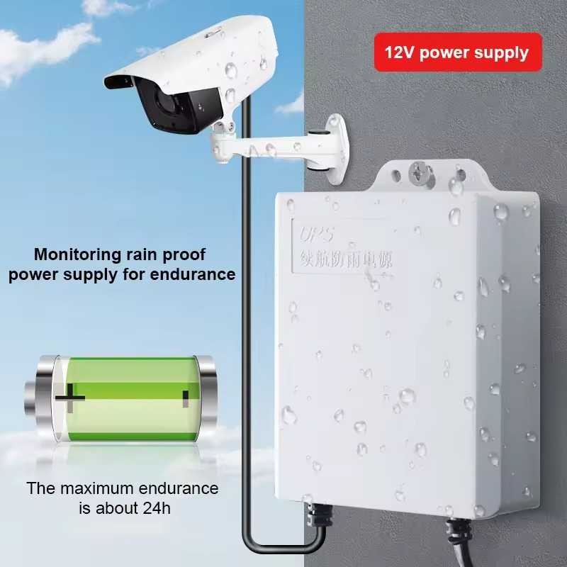 ‼️BISA COD‼️RCHMDSHPSHOOCAM Mini UPS Power Supply Backup 3600mAh for CCTV Router Alarm - S360