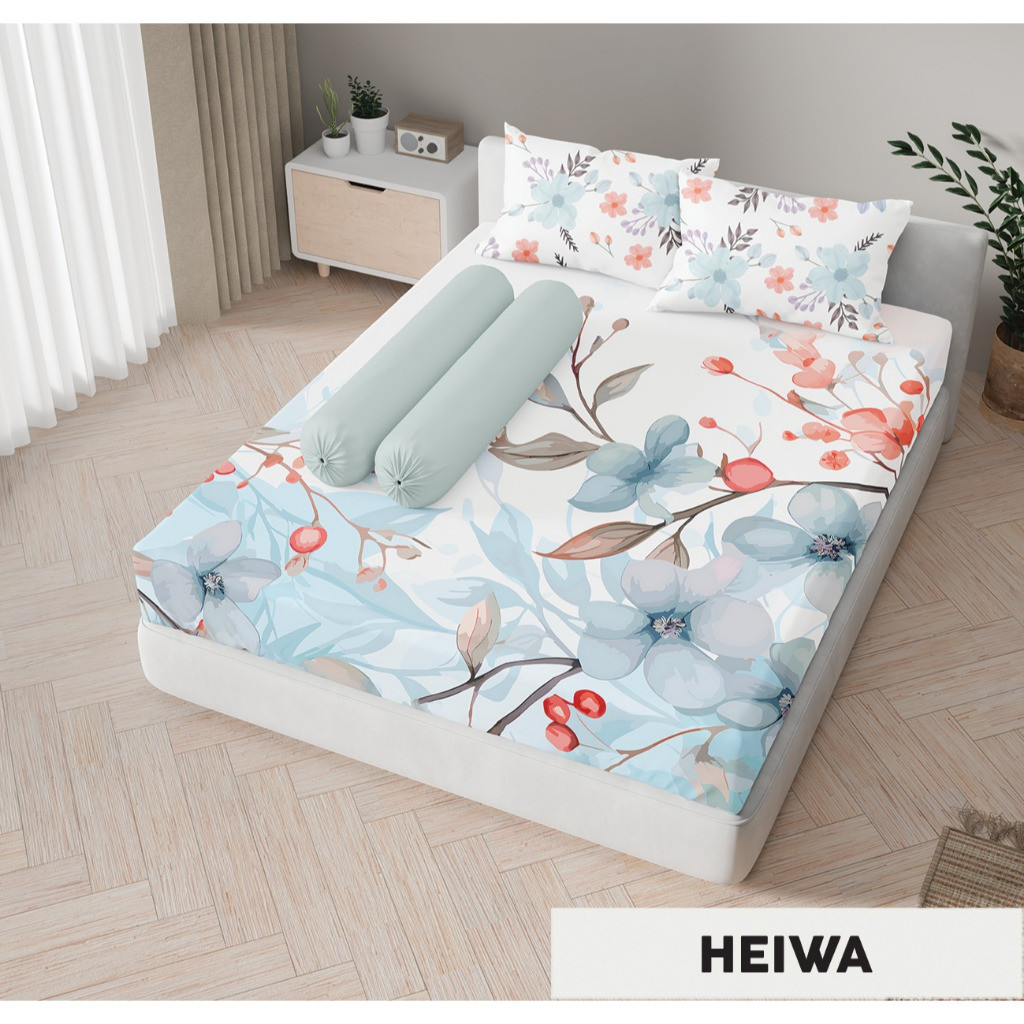 Sprei & Bedcover Kintakun Dluxe ( Motif Exclusive ) HEIWA Uk. 180 x 200, 160 x 200 & 120 x 200