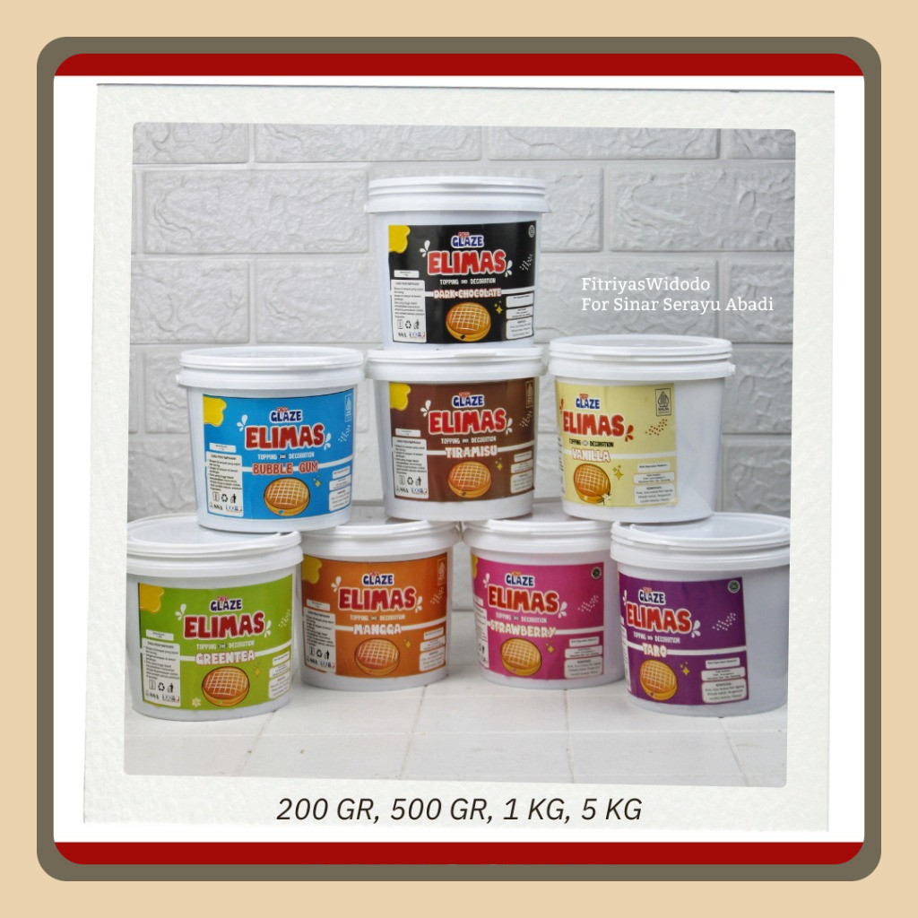 

Elimas Dipp Glaze 1 Kg Ssa, Varian Rasa Lengkap