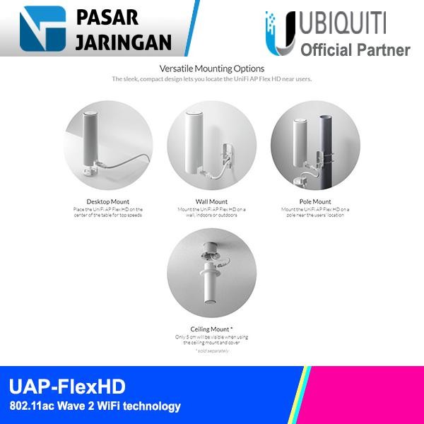 UBIQUITI UAP-FlexHD Unifi AP Flex HD 02.11ac Wave 2 WiFi technology