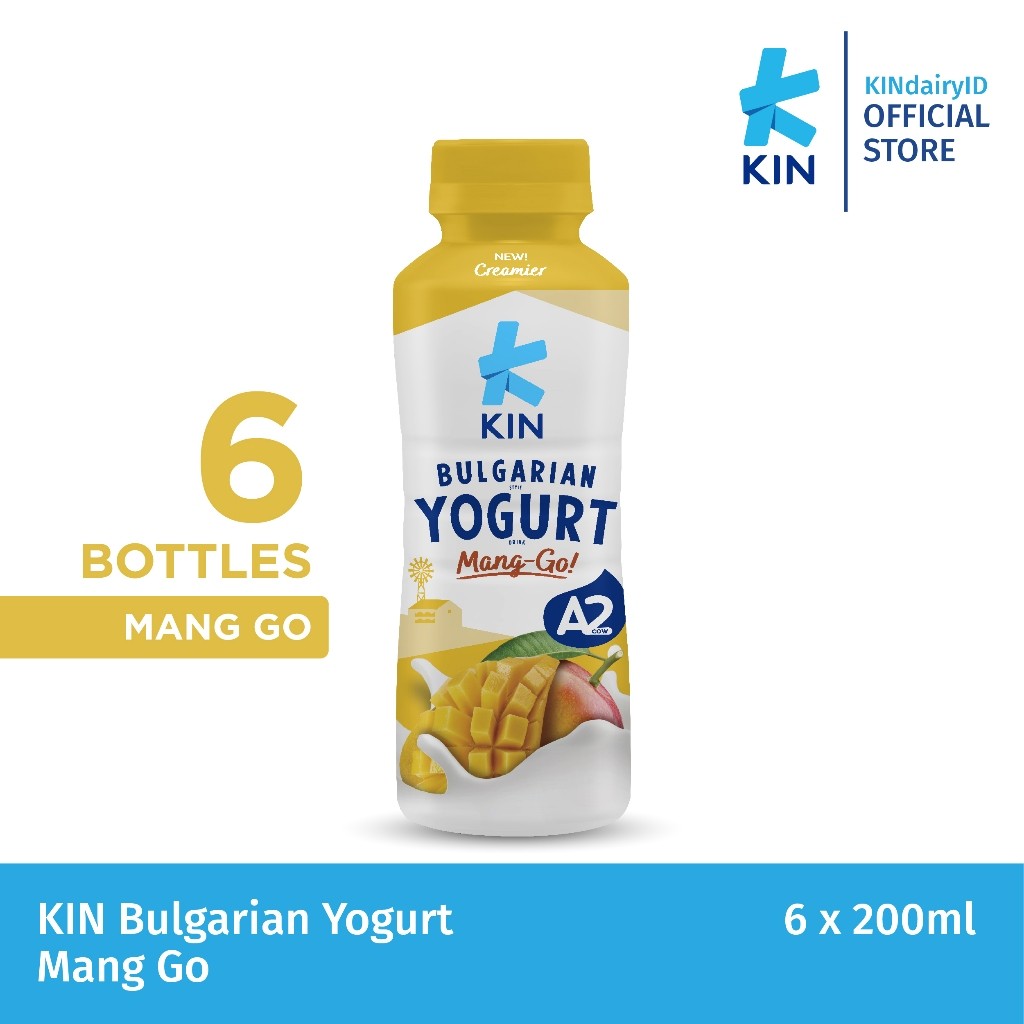 

NEW KIN Bulgarian Yogurt Manggo 6x200 ml PREMIUM