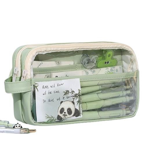 

[Promo] OPIOBAGS KOTAK PENCIL ANAK / KOTAK PENSIL TRANSPARAN / PENSIL CASE / TEMPAT PERALATAN ANAK / DCW 91 - GREEN