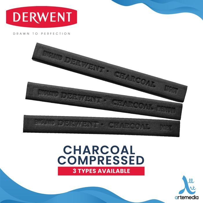 

TERLARIS! Charcoal Batang Derwent Compressed Charcoal Block Satuan - LIGHT