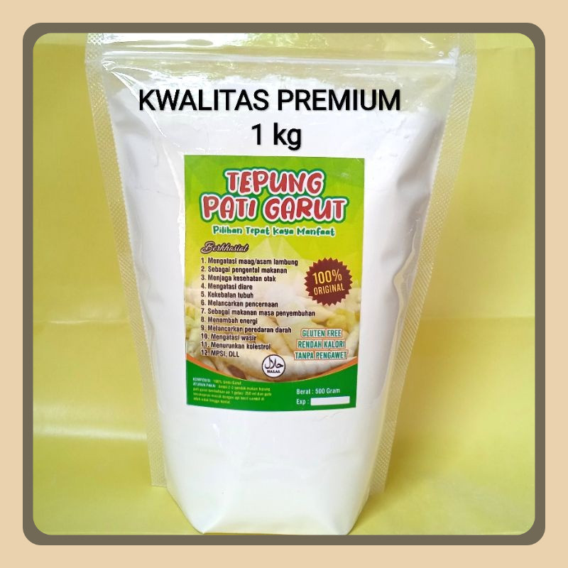 

Tepung Garut Pati Garut Original 1 Kg Obat Maag Asam Lambung