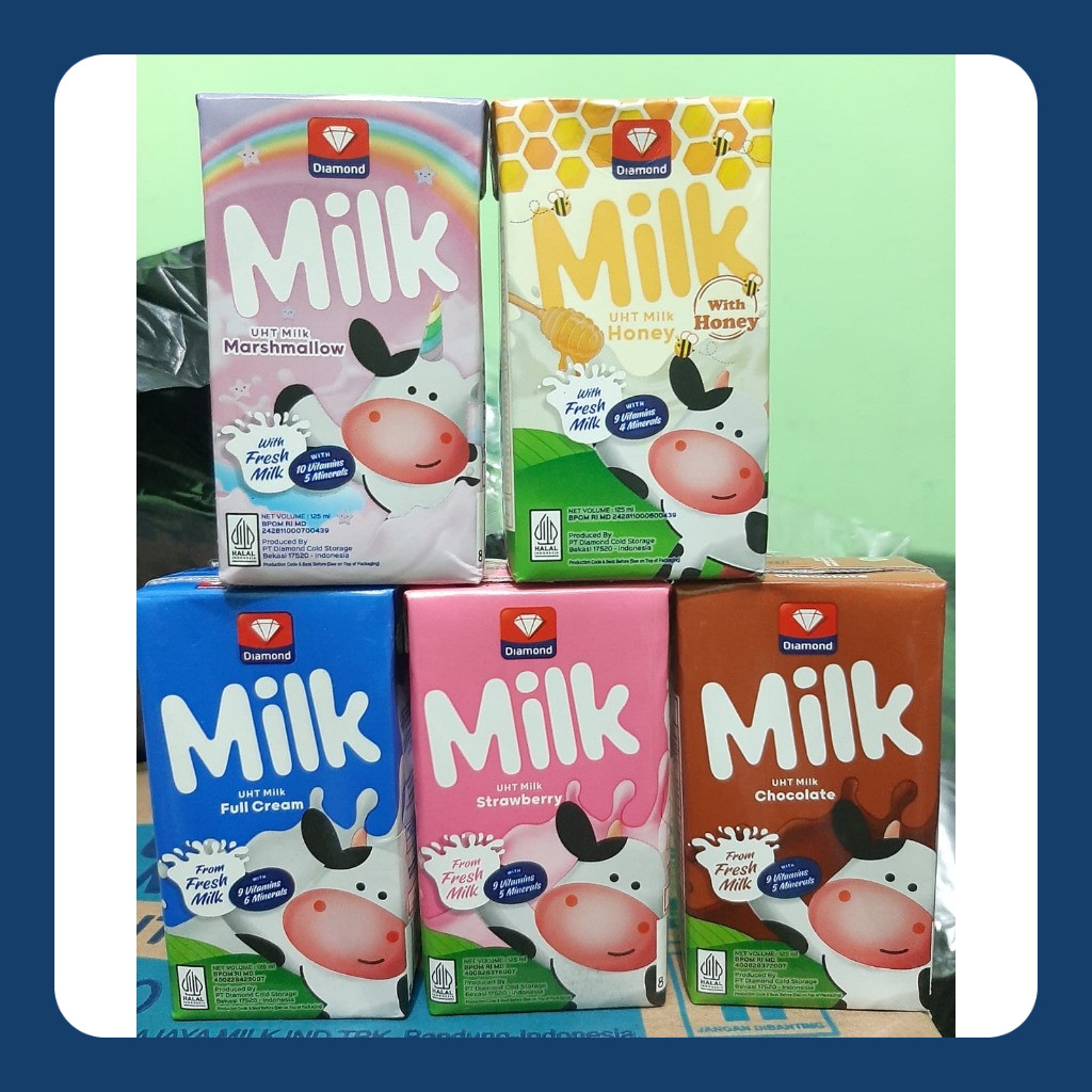 

Susu Diamond Milk UHT 125 ml [Khusus kurir Reguler/Kargo]