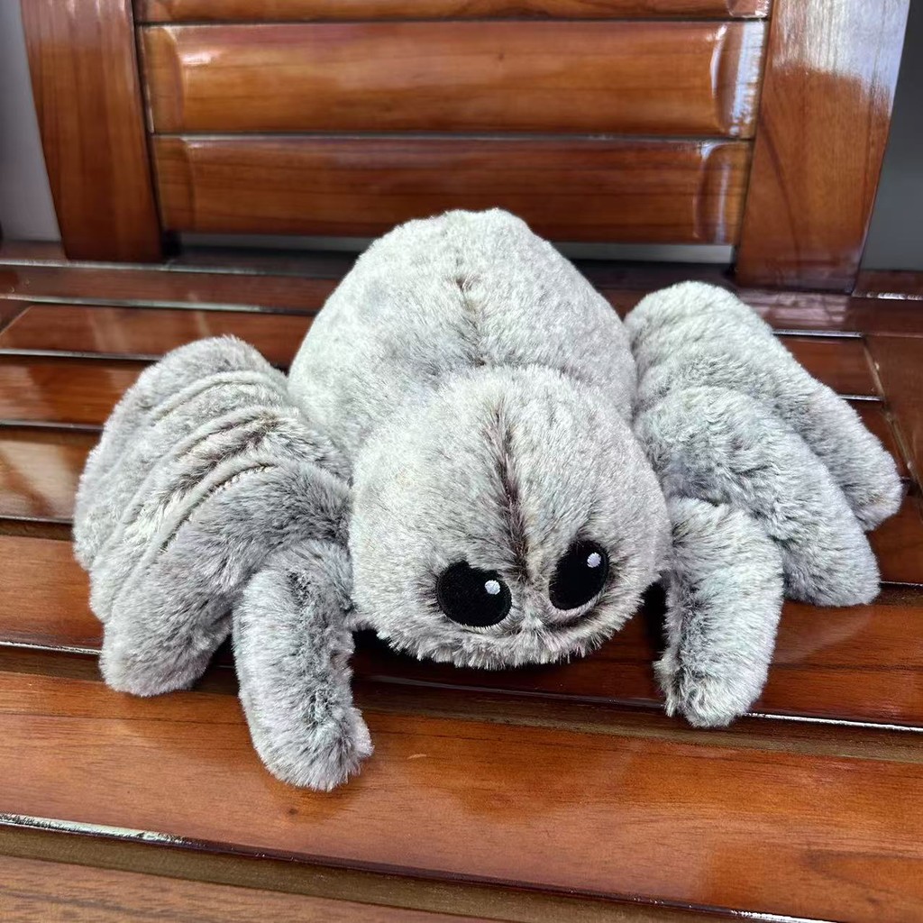 

Realistic Plush Spider Toy - Gray Spider Doll Gift for Christmas