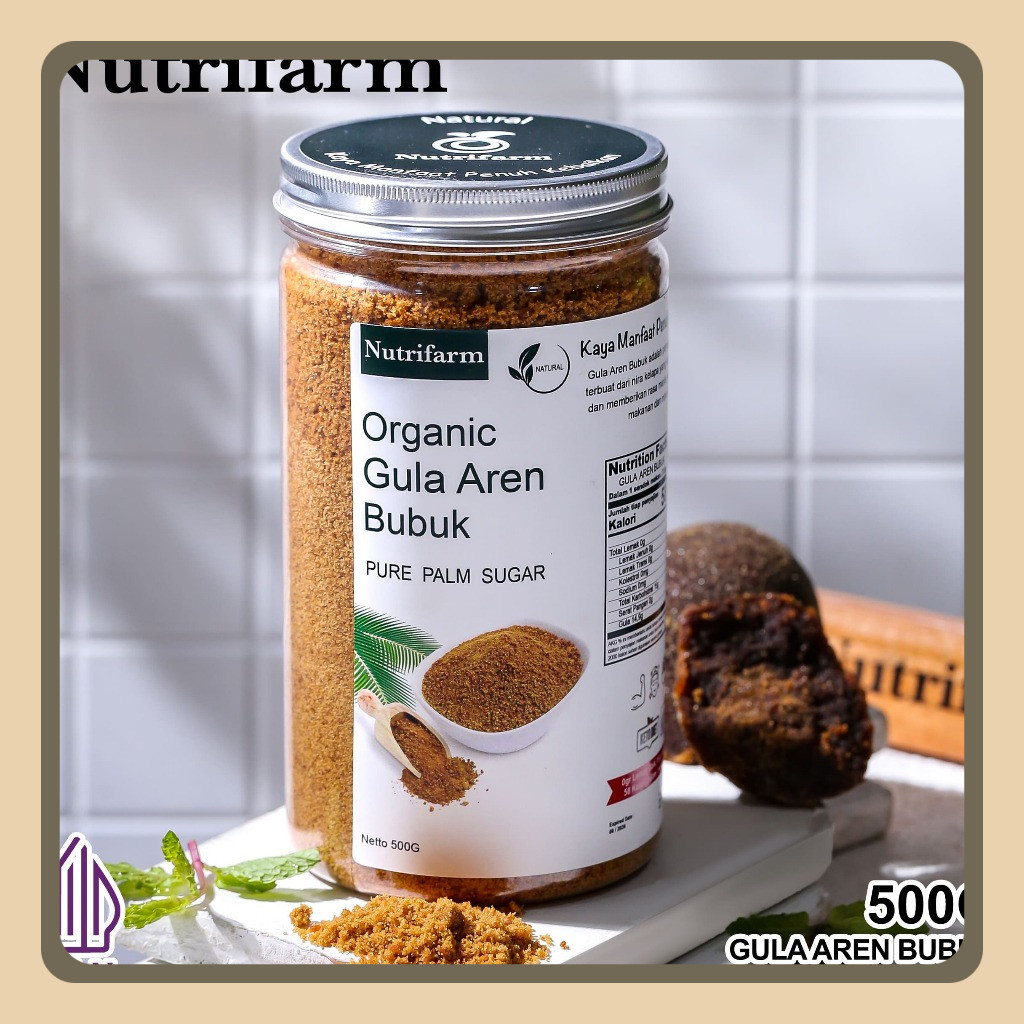 

Nutrifarm Gula Aren Bubuk 500g Halal Tanpa Pengawet