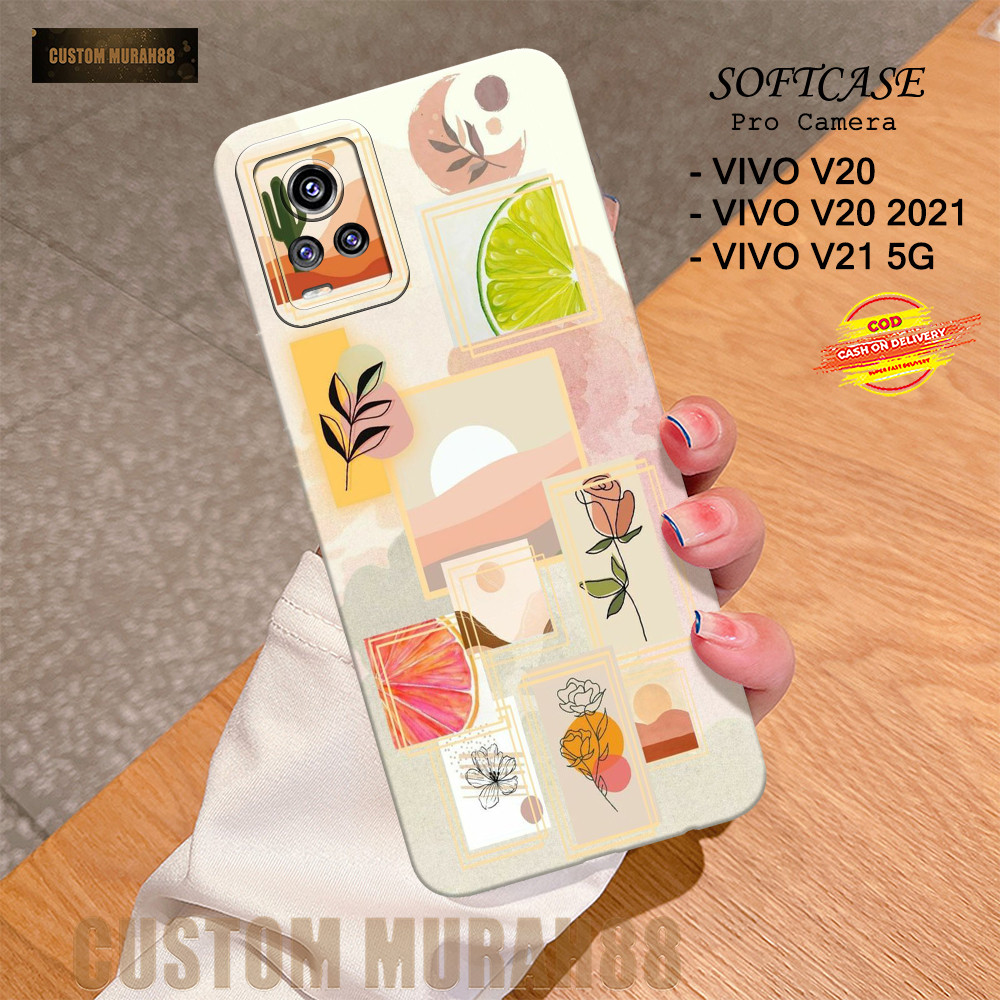 Case Vivo V20 / V20 2021 & V21 5G Terbaru - Fashion Case AESTHETIC - Casing Hp Vivo V20 / V20 2021 &