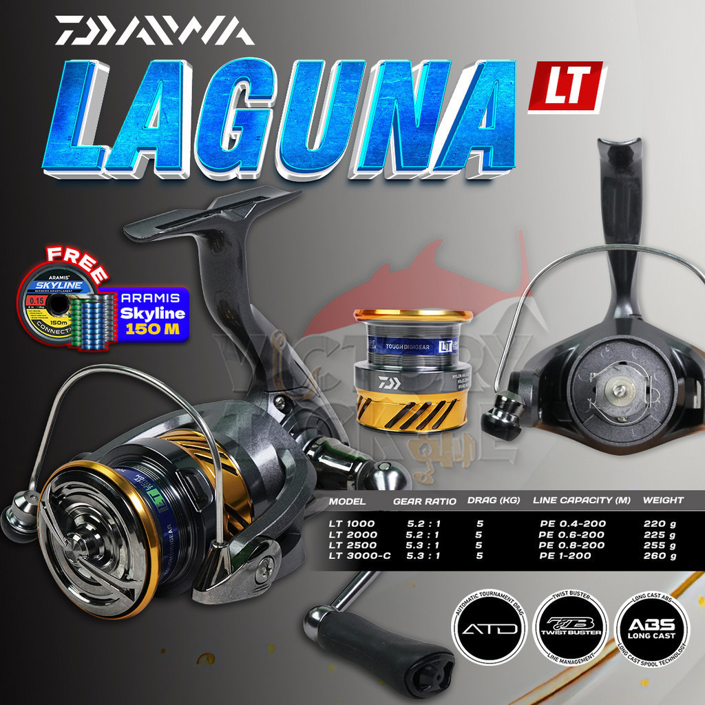 REEL PANCING SPINNING DAIWA LAGUNA 2020 LT 1000 2000 2500 3000 Firelock Fishing Mall