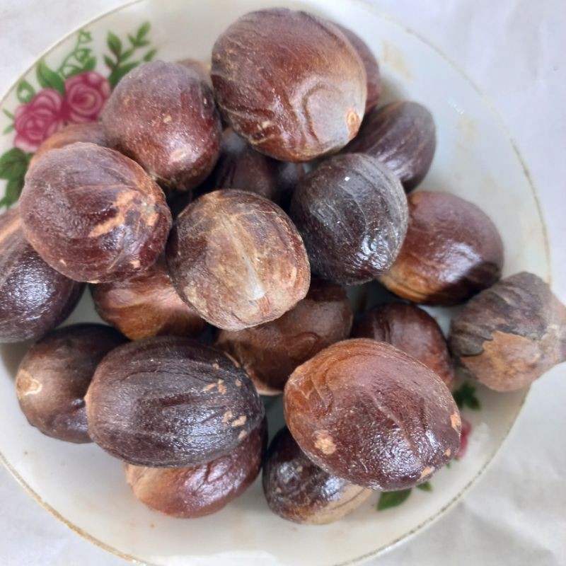 

MURAH Biji Pala Bulat Kering 500gr