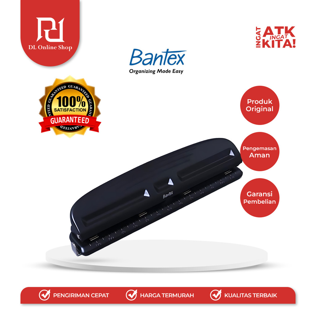 

BANTEX 4 PEMBOLONG KERTAS/ HOLE PUNCH BD6444 (1PC)