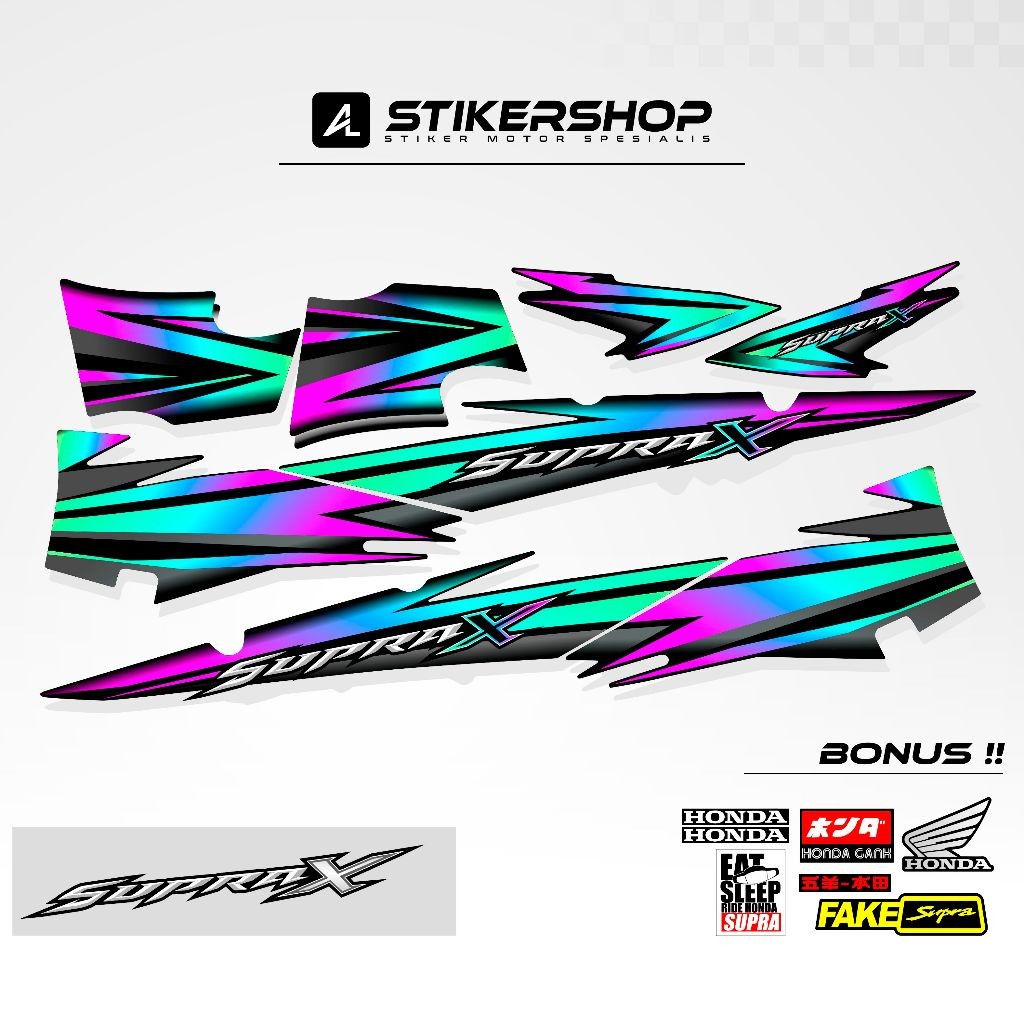 STRIPING SUPRA X LAMA - SUPRA FIT LAMA - ORIGINAL COMBO WARNA