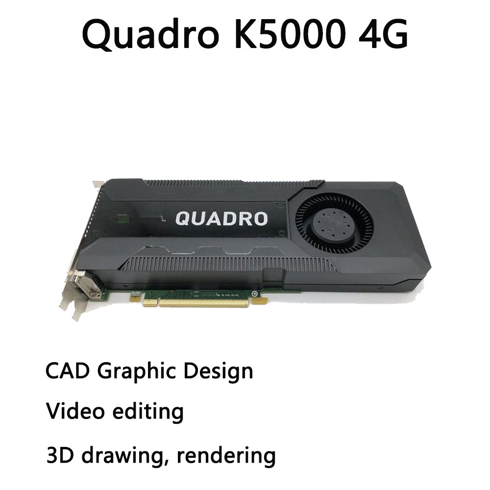 Nvidia Quadro K5000 4GB Graphics GDDR5 256-bit PCI Express 2.0 x16 Full Height Video Card