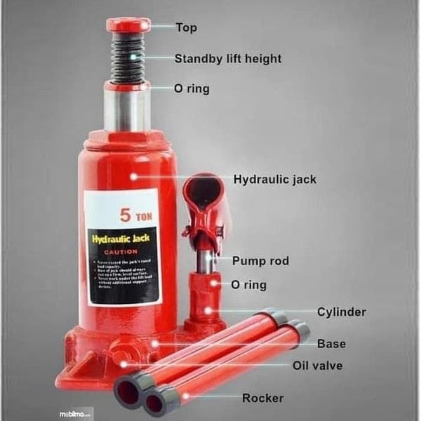 Dongkrak Mobil Hidrolik Hydraulic Jack Dongkrak Botol 5 Ton TERLARIS