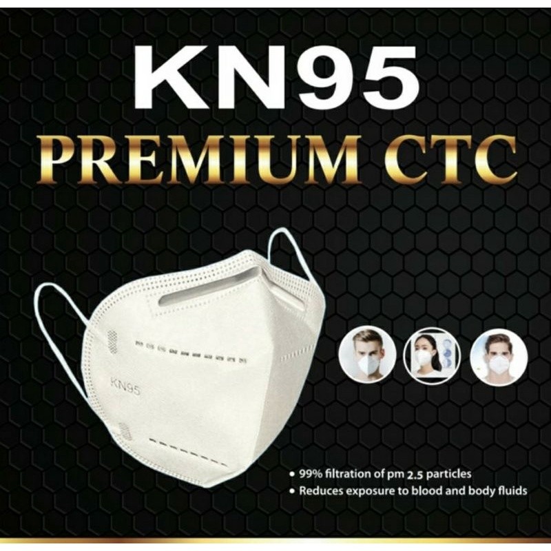 BHZ Masker KN95 N95 Masker K N 95 kawat luar