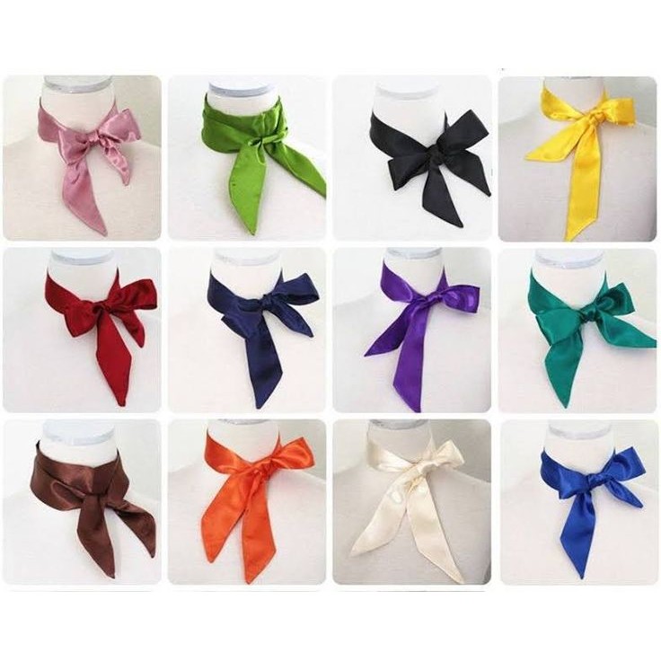 Dasi kupu kupu syal leher Panjang 100cm Lebar 3cm ready 60 warna by nai belt NB307