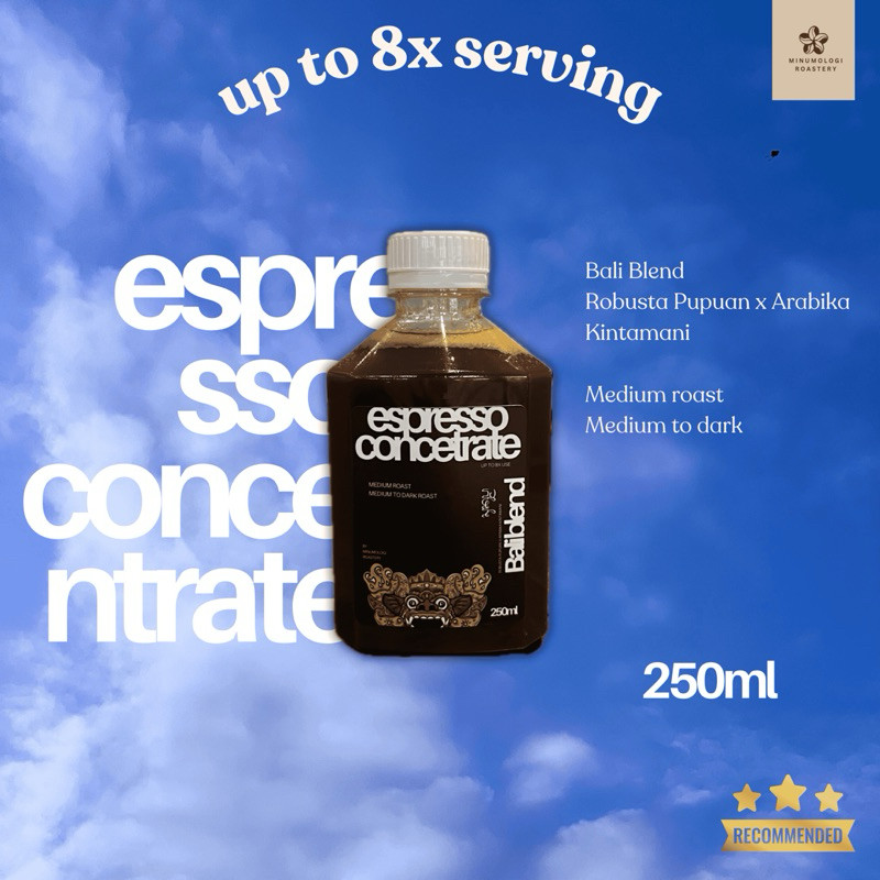 

Espresso Cair untuk usaha Minuman 250ml Bali Blend / Concentrate / Konsentrat