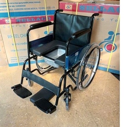 kursi roda 2 in 1 bab/kursi roda toilet bab