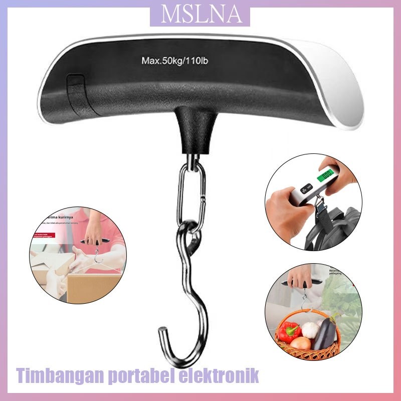 Timbangan elektronik portabel timbangan bagasi timbangan kait timbangan mini timbangan elektronik