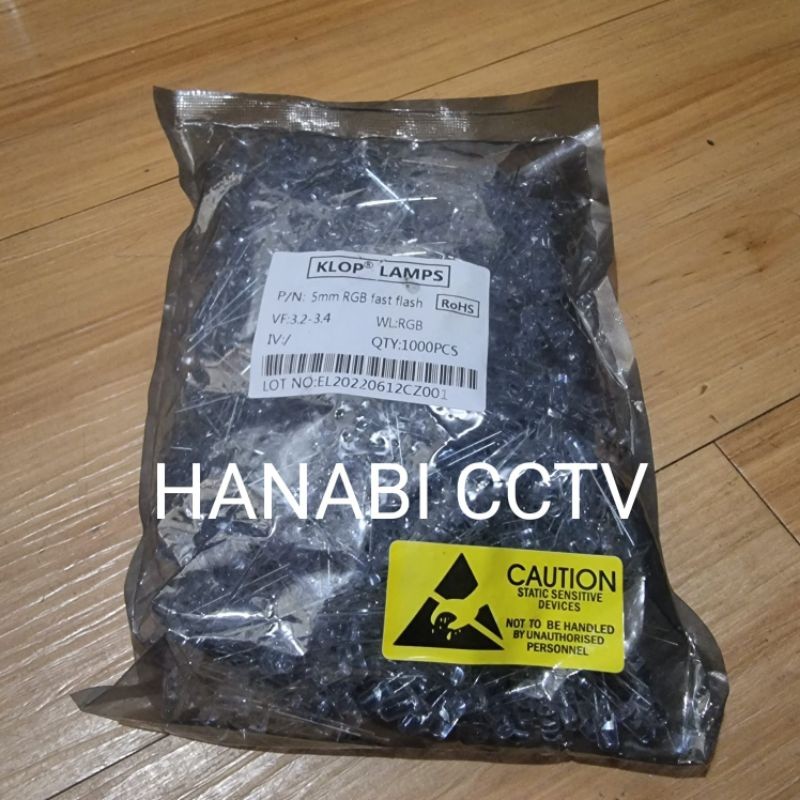 1000 pcs LED 5MM 3 Warna RGB / 2 Warna Merah - Hijau / 2 Warna Merah - Biru