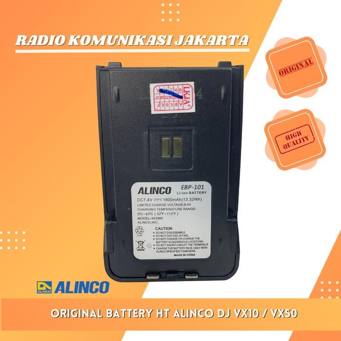 O Like Original Ori Batery Battery Baterai HT Alinco DJ VX10 VX50 W18 EBP101