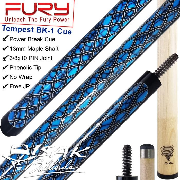 SALE Fury Tempest BK-1 Break Cue - Phenolic Stick Billiard Bola Brek Furi