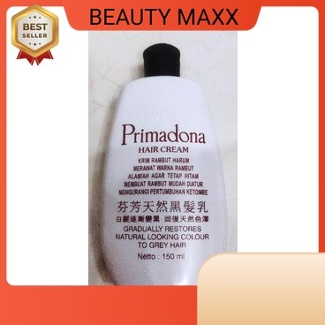 (PRIMADONA)PRIMADONA HAIR CREAM/MINYAK RAMBUT PENGHITAM/PENGHITAM RAMBUT TANPA SEMIR/MINYAK RAMBUT M