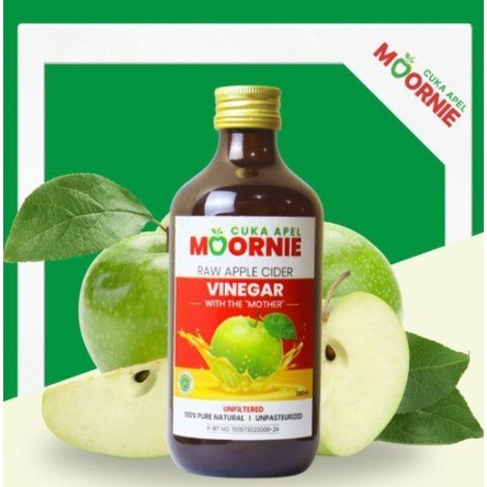 

CUKA APEL MOORINE RAW APPLE CIDER VINEGAR WITH THE MOTHER 330ML