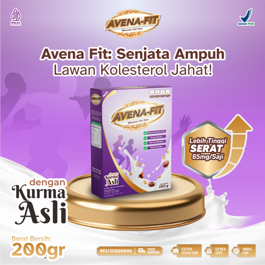 

Avenafit minuman sereal oat susu kambing - untuk kolesterol diabetes jantung konorer