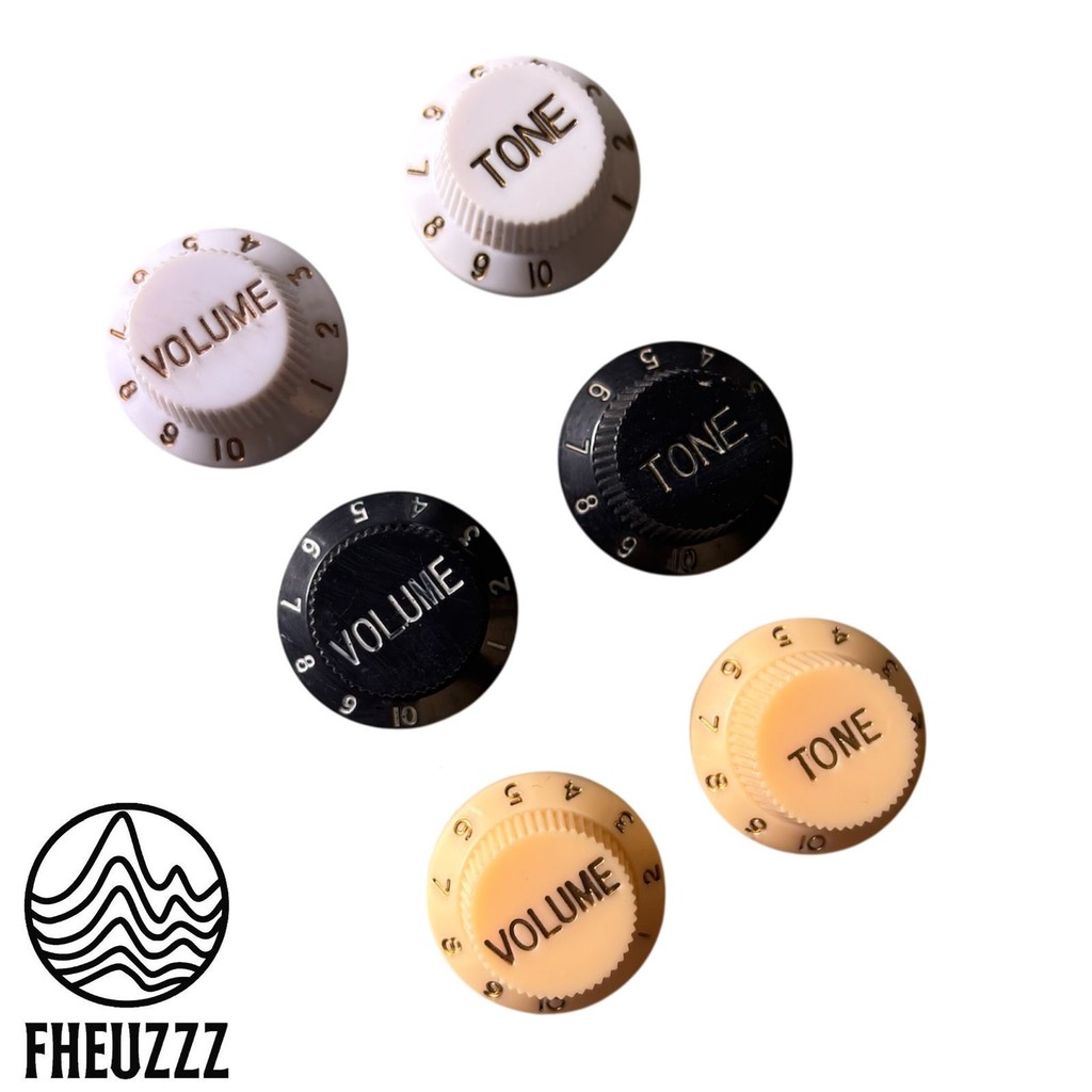 Knob Knop Tutup Potensio Volume Tone Gitar Elektrik Fender Stratocaster