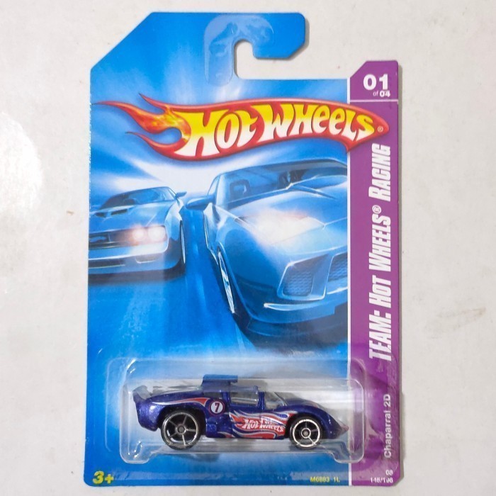 Hotwheels Chaparral 2 D 2D biru tampo HW 2008 HW