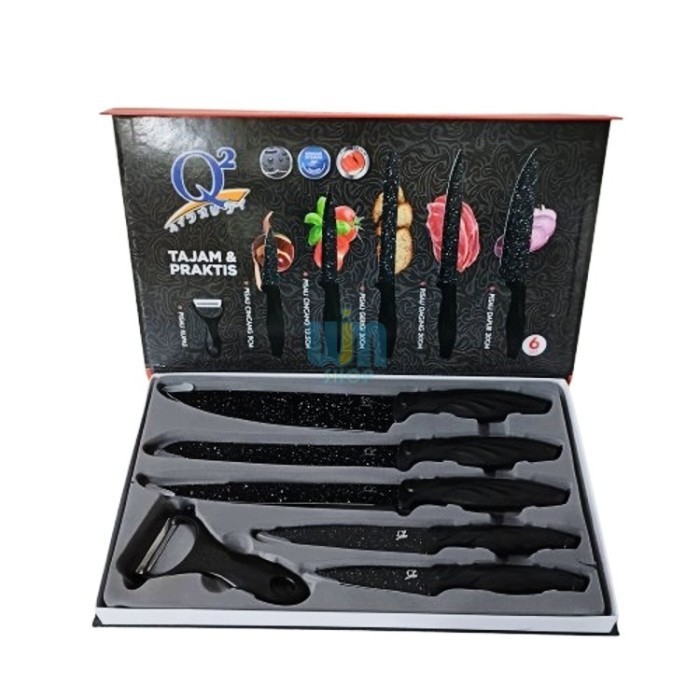 Pisau Dapur Set Isi 6 Pcs Q2 106