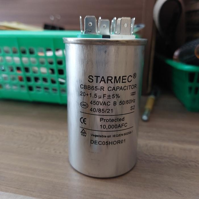 Kapasitor capasitor ac 20+1.5uf starmec