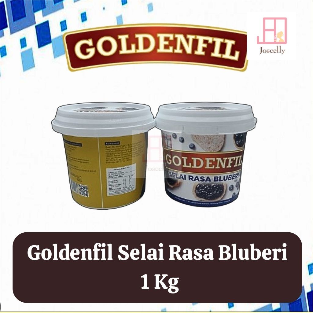

JOSCELLY.ID GOLDENFIL Blueberry Jam / Selai Bluberi 1kg / 1 kilogram