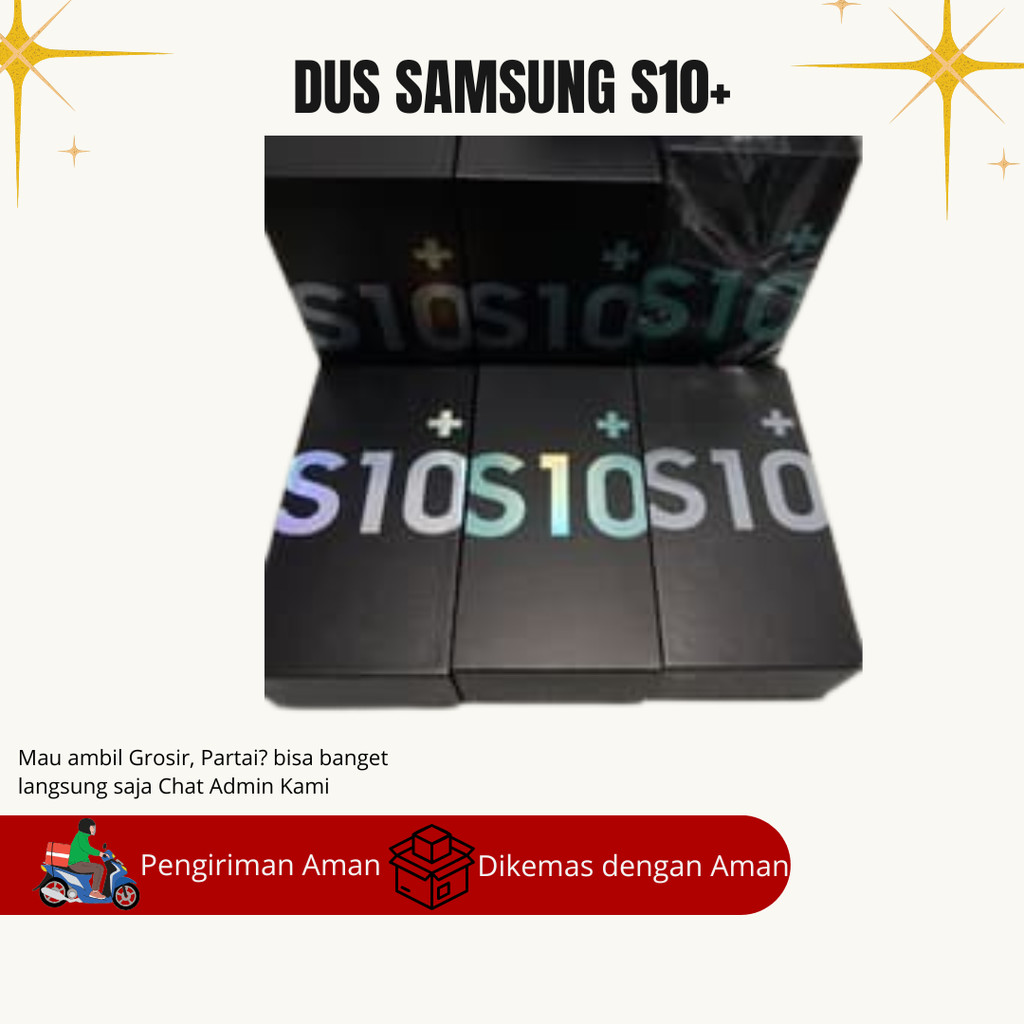 

Dus Box Kotak Samsung S10+ (PLUS) Fulset - Grosir Dus89