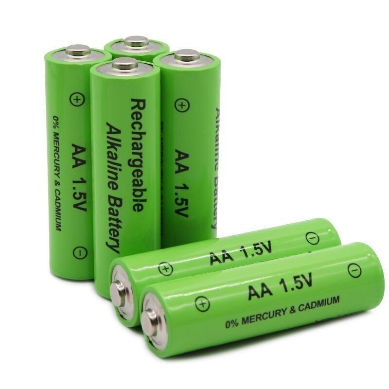 Shoporenku Baterai Cas Litium Aa Battery 1.5V 100% Label 3800 Mah Baterai Isi Ulang Aa 1.5V