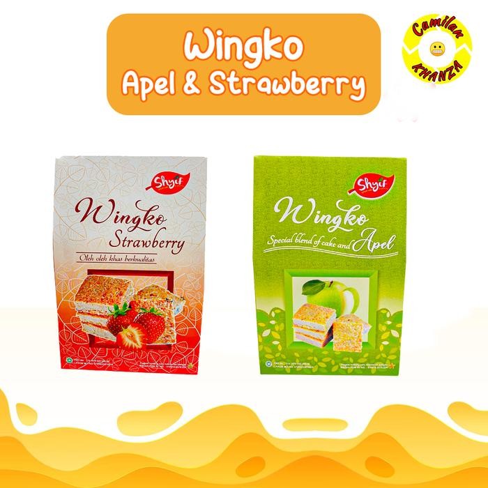 

Wingko APEL STROBERI Khas Kota WIsata Batu - Apel