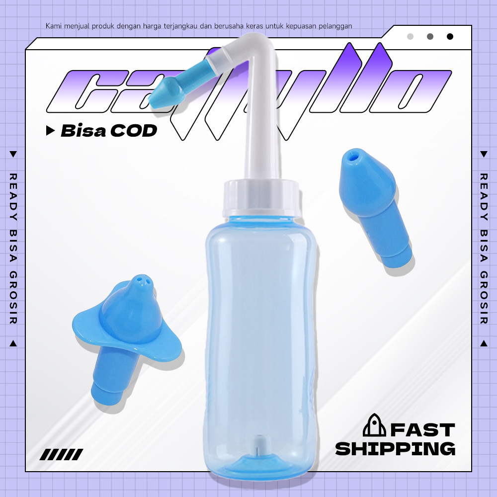 Alat Pencuci Hidung Botol Cuci Hidung Nasal Wash Cleaner Spray Nasal Irrigator  300ML Waterpulse Nas