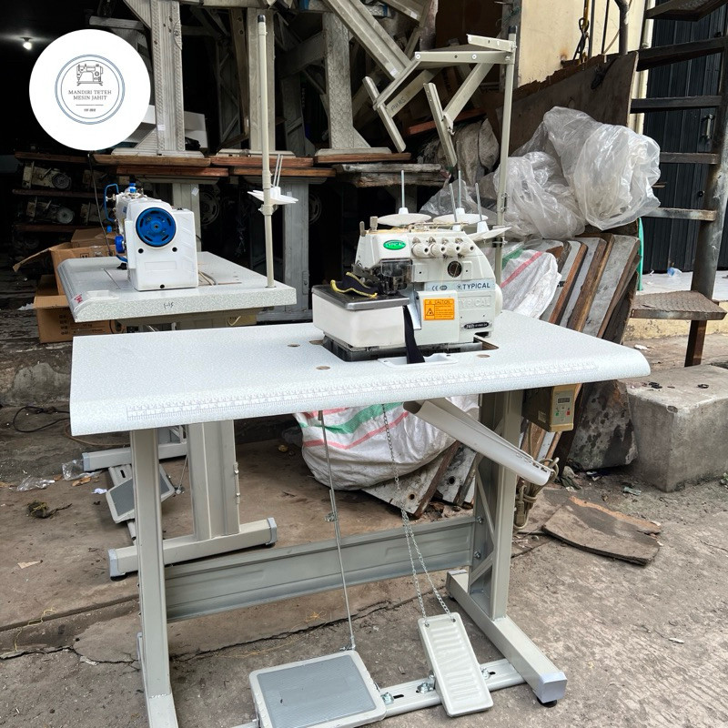 MESIN OBRAS TYPICAL TIMBUL GN747D BENANG 4 DIRECT SERVO SECOND (BEKAS)CO