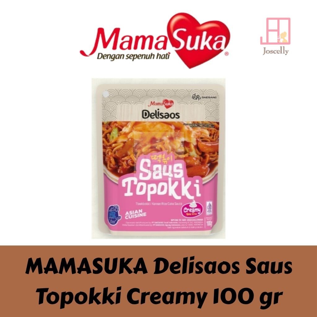 

JOSCELLY.ID MAMASUKA Delisaos Saus Topokki Creamy 100 gr