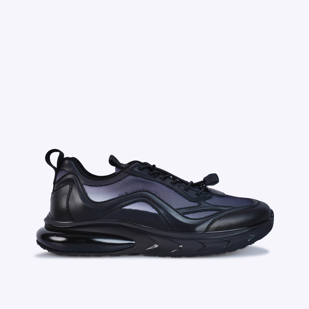 EVERBEST AMRAN BLACK - Sepatu Sneakers Pria