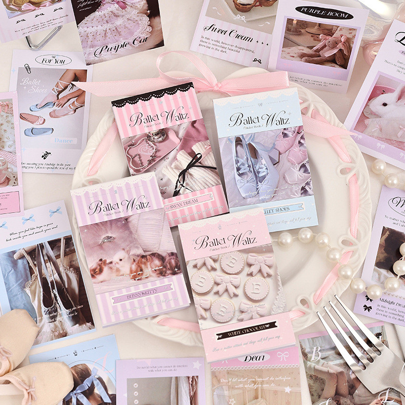 

30 pcs beautiful Daily life Stickers book Adhesive Diy Hand Account handmade Decorative collage Craft Supplies