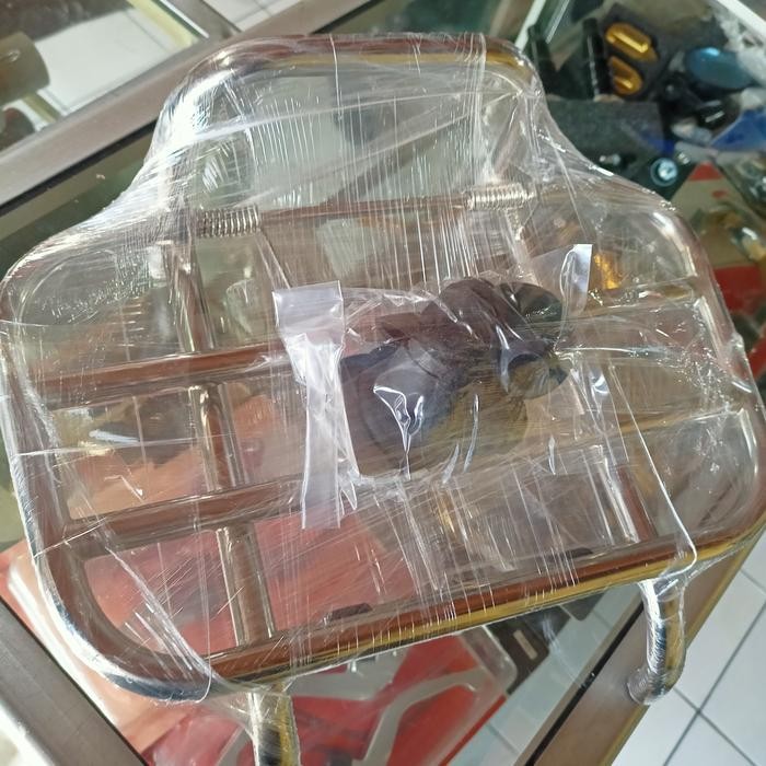 aksesoris motor fazzio front rack atau rak depan - Putih