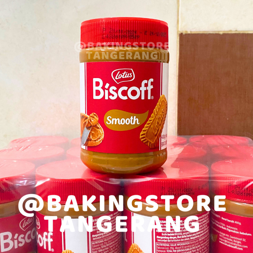 

Biscoff lotus spread smooth/original 400 gram