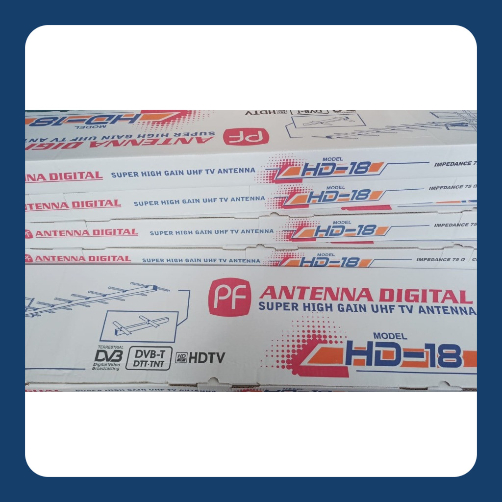 Antena Digital PF HD18 / Antena PF HD-18 FREE KABEL